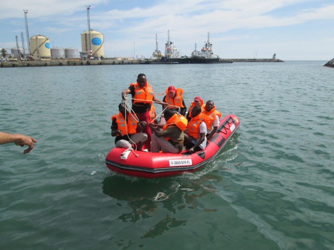 Formation du personnel navigant Gabonais et Congolais de la société Bourbon