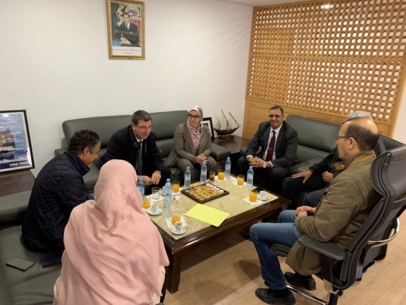 VISITE DU DIRECTEUR CENTRAL ADJOINT OPERATIONS CMA SHIPS