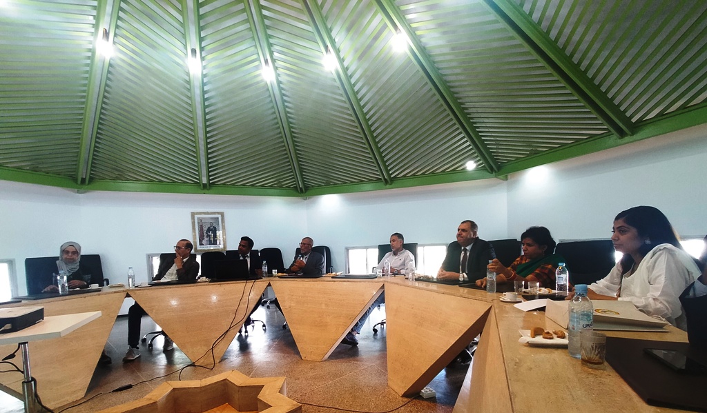 VISITE A L’ISEM DE LA DELEGATION DE L’UNIVERSITE CENTURION DE TECHNOLOGIE ET DE MANAGEMENT (INDE)