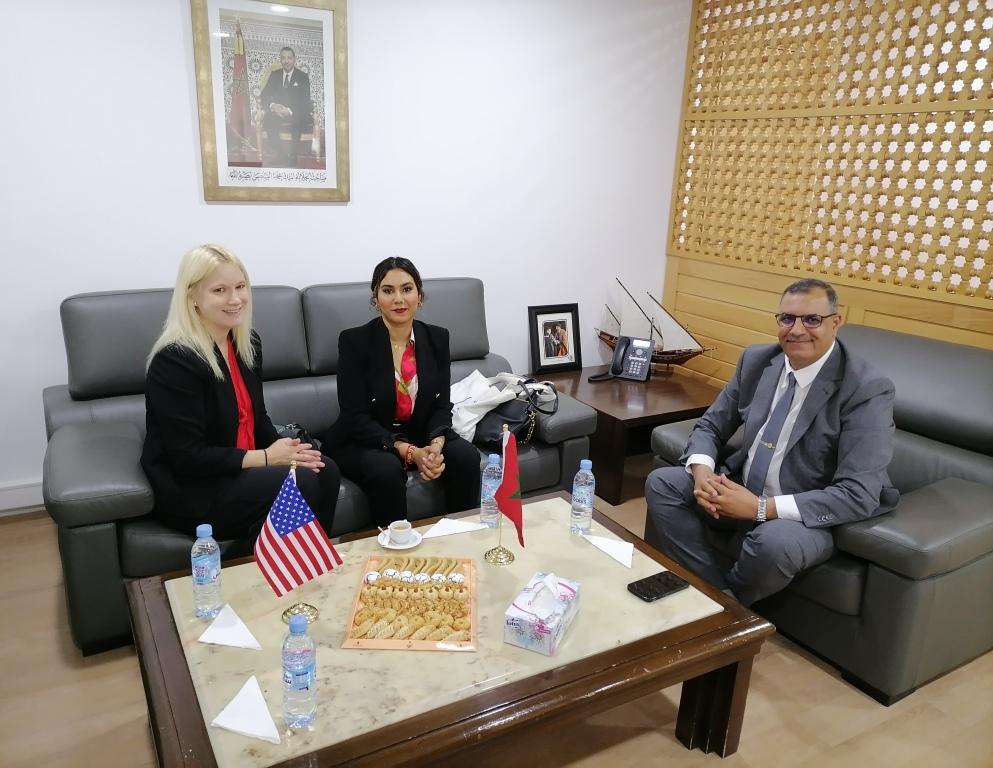 Visite à l&rsquo;ISEM de la Directrice Générale de la Commission Maroco-Américaine pour les échanges éducatifs et culturels (MACECE)
