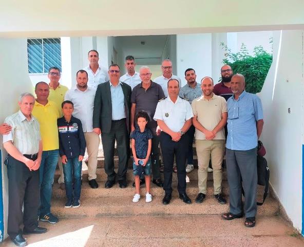 Cérémonie de clôture de la formation des officiers mécaniciens de navire dont la puissance motrice est inférieure ou égale à 3000KW