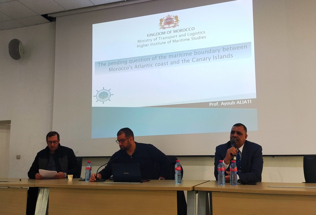Maritime Days 2023-2024 – Deuxième Edition «La question pendante des frontières maritimes entre la côte atlantique du Maroc et les îles Canaries»